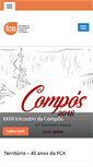 Mobile Screenshot of fca.pucminas.br