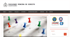 Desktop Screenshot of fmd.pucminas.br